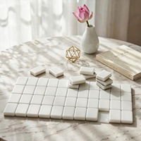 Jeu de Mahjong Funky Trade personnalisé, finition nacre exquise, 160 tuiles peintes à la main, ensemble de luxe pour collectionneurs