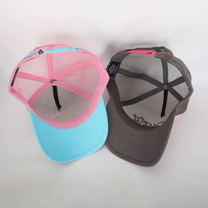 Gorra Deportiva de 5 Paneles con Logotipo Bordado Personalizado al por Mayor, Gorras de Algodón Gris de Alta Calidad, Gorra Trucker OEM para Hombre, Gorra Dad Hat - Product Image 6