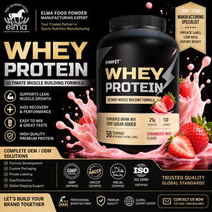 Proveedor de Proteína de Suero de Leche con Sabor a Vainilla de Marca Privada en Malasia, Fabricación OEM de Batidos WPC de Marca Personalizada, Crecimiento Muscular para Adultos, 20-29 g - Product Image 1