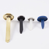 Taiwan Made Steel Round Head Customized PF Series Long Leg Plated/Painted Finish Paper Fastener for Office Use