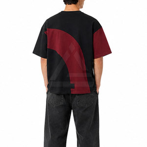 Camisetas Modernas de Corte Cuadrado con Estructura Holgada, Diseño de Hombros Caídos, Moda Urbana, Atuendos Casuales y Ropa de Estilo de Vida - Product Image 4