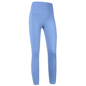 High Quality Women <b>Leggings</b> <b>Summer</b> Knitted Spandex/Polyester High Waist Comfortable Simple Design Basic Style All Seasons - Product Image 6