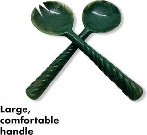 Cuillère à salade jetable faite à la main en résine pour accompagnements et salades, pour la maison et l'hôtellerie, prix de gros en Inde - Product Image 4