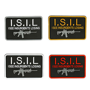 Patch logo en caoutchouc PVC souple personnalisé, design 2D 3D en relief pour vêtements, sacs, casquettes, chaussures et accessoires, fabricant OEM - Product Image 5