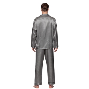 Hot Sale Wholesale <b>Pajamas</b> <b>Set</b> <b>for</b> <b>Men</b> and Women Silk Satin Couple <b>Pajama</b> <b>Set</b> Couples Matching <b>Pajama</b> - Product Image 3