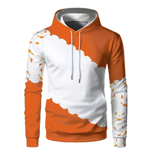 Sweat-shirt à capuche de qualité supérieure, impression numérique couleur intégrale, logo personnalisé, texte, image, pull-over streetwear, sweat-shirt d'hiver unisexe - Product Image 1