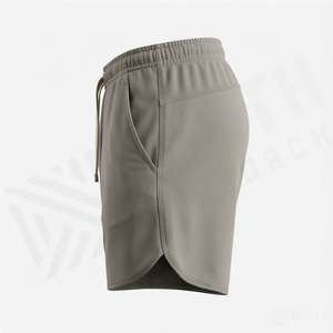 Pantalones Cortos Deportivos de Moda para Hombre, de Algodón, Secado Rápido, Casuales, con Diseño Sólido, Doble Cintura Elástica, 2026, Los Mejores - Product Image 3