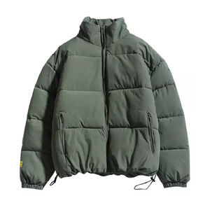 Waterproof Windbreaker Thick <b>Jacket</b> <b>Long</b> Casual Zipper for <b>Men</b> OEM ODM Custom Winter Classic Stand Collar - Product Image 2
