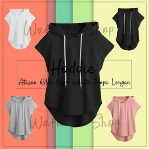 Sudadera con Capucha sin Mangas para Mujer, Color Personalizado, Mezcla de Poliéster y Algodón, Ligera, Informal, con Logotipo OEM - Product Image 5