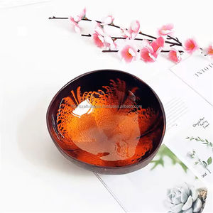Elegant Lacquer Colorful Coconut Bowl Wholesale Ideal for Creating Unique Gift Sets and Sustainable Designs From Vietnam - Product Image 3