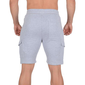 กางเกงขาสั้นเอวสูงแฟชั่นใหม่สำหรับผู้ชาย ผ้าฝ้าย แห้งเร็ว ระบายอากาศได้ดี เป็นมิตรกับสิ่งแวดล้อม เหมาะสำหรับใส่ลำลอง ออกกำลังกาย ฟิตเนส - Product Image 2