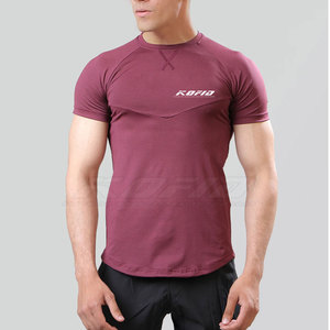 T-shirt de sport pour homme, coupe ajustée, course à pied, entraînement, séchage rapide, respirant, vêtements de performance, T-shirt de musculation pour homme - Product Image 3