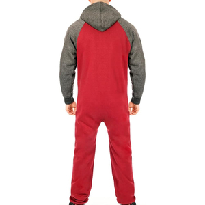 Family Matching Fleece Breathable Hooded JumpSuits One Pieces <b>Pajamas</b> <b>For</b> <b>Men's</b> High Quality Sleepwear Jumpsuit - Product Image 2