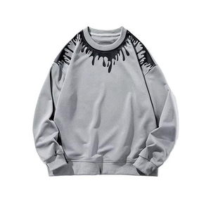 เสื้อสเวตเชิ้ตคอกลมผ้าฝ้ายแท้ 100% แบบเรียบ ไม่มีลาย สกรีนโลโก้ได้ตามต้องการ เสื้อสเวตเชิ้ตพื้นฐานสำหรับผู้ชายและผู้หญิง ราคาถูก - Product Image 5