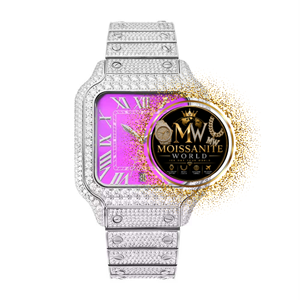 Reloj de Lujo con Diamantes Estilo Hip Hop 2026, Automático, Color D, VVS, Moissanita, Pasa el Test de Diamantes - Product Image 1