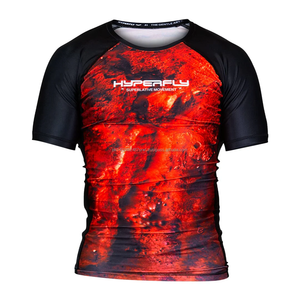 เสื้อรัดกล้ามเนื้อ MMA สำหรับผู้ชาย ป้องกันแสงแดด ระบายอากาศได้ดี ผลิตจากผ้าสแปนเด็กซ์/โพลีเอสเตอร์ 220 กรัม แขนยาว/แขนสั้น ปรับแต่งได้ รุ่น Bright Way ปี 2025 - Product Image 1
