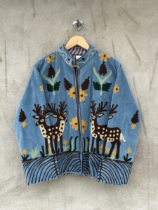 Eco-Friendly Breathable Cotton Suzani <b>Jacket</b> <b>Women</b> Hand Embroidered Floral Motif Bohemian Autumn Winter O-Neck Fashion Bomber - Product Image 1