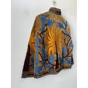 Wholesale Price Suzani Embroidered Knitted Breathable Cotton Velvet Autumn/Winter <b>Jacket</b> Boho Regular Handmade Ethnic Outerwear - Product Image 5