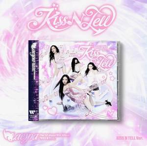 aespa Kiss N Tell [คิส แอนด์ เทลล์] (เวอร์ชั่นคิส แอนด์ เทลล์) เพลงป๊อป หนังสืออิเล็กทรอนิกส์ ซีดี กระดาษ พลาสติก ภาษาเกาหลี ทุกวัย KR - Product Image 1