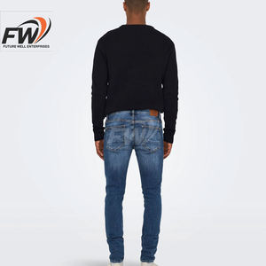 Jeans de mezclilla personalizados para mujer al por mayor 2026, cintura elástica, tiro medio, transpirables, moda de verano - Product Image 3