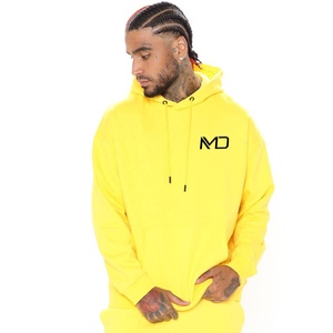High Quality 100% Cotton Oversize Acid Washed Garment Dyed Lined Hoodies Men Pullover 500 Gsm Designer - Product Image 3