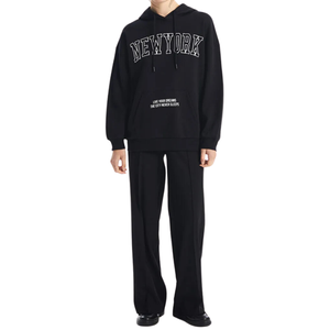Pak Muntaha Impex Unisex <b>Black</b> <b>Turtleneck</b> Sweatshirt New York Solid Casual Long Sleeve Pullover Pockets Breathable Lined High - Product Image 3