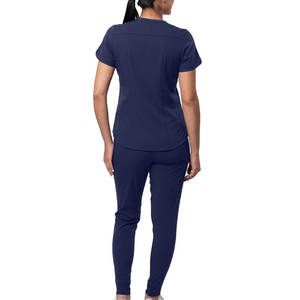 Ensemble d'uniformes médicaux : Blouse et pantalon confortables en tissu respirant et léger pour le personnel infirmier – Idéal pour le travail quotidien - Product Image 2