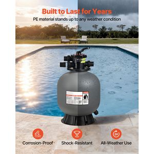 Filtro a Sabbia su Misura da 20 Pollici per Piscine Interrate da 50 GPM, Valvola Multiporta a 7 Vie con Sistema di Lavaggio e Risciacquo, Materiale ABS - Product Image 4