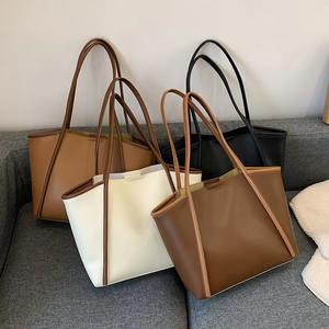 Bolsos Tote Casuales Unisex de Cuero PU de Diseño Personalizado con Cierre de Cremallera, Correa Extraíble Impermeable - Product Image 5