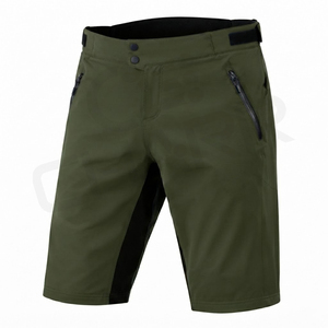 Pantalones Cortos de Ciclismo MTB al por Mayor para Hombre con 2 Bolsillos con Cremallera, Ropa de Ciclismo de Montaña, Pantalones Cortos de Ciclismo MTB Personalizados sin Acolchado - Product Image 3