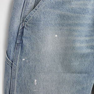 Pantalones Vaqueros de Mezclilla para Hombre al por Mayor, Estilo Nuevo de Verano, Rectos, Holgados, Casuales, de Trabajo, de Alta Calidad, Estilo Urbano, Lavados, Ajustados - Product Image 2