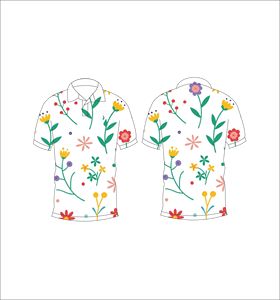 Polo pour homme à imprimé floral, décontracté, à manches courtes, respirant, tendance, pour le golf - Product Image 6