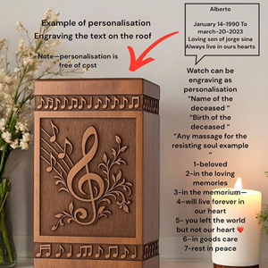 Custom Engraved Wooden Resin Urn <b>Box</b>: Pet/Human <b>Memorial</b> <b>Keepsake</b> urn <b>Memorial</b> <b>Keepsake</b> by AYAANS - Product Image 2