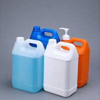 UMETASS Vente en gros de bidons carrés de 5 L en HDPE recyclables, écologiques, pour l'huile, le jerrycan, le contenant d'eau en plastique, qualité alimentaire