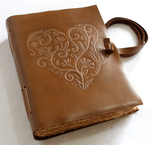Cuaderno de Negocios de Tapa Dura para Suministros de Oficina, Hermoso Diseño de Corazón, Tapa Blanda, Cuaderno de Cuero Genuino de Lujo al por Mayor - Product Image 3