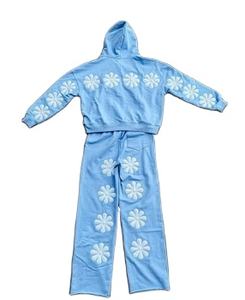 Nouvelle tendance personnalisée hommes lourds 100% coton survêtement Street Wear Style broderie prix usine fabricant pour l'hiver - Product Image 5