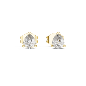 Pendientes con Diamantes Cultivados en Laboratorio de Corte Pera de 0.37CT, Engastados en Oro Amarillo de 18K, para Mujer, Regalo de Compromiso, Boda, San Valentín, Uso Diario - Product Image 1