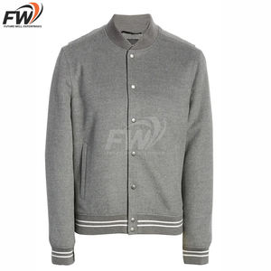 Chaquetas de Béisbol Personalizadas de Algodón y Felpa, Chaquetas Varsity Personalizadas, Chaquetas Letterman, Chaquetas de Lana y Cuero - Product Image 5