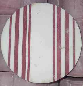 Sous-verre en marbre géométrique noir et blanc, fait main, rond, décoratif, accent en pierre - Product Image 3