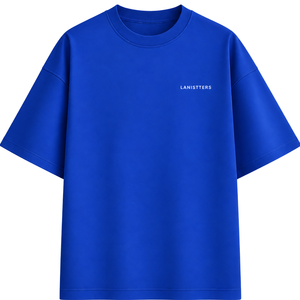 เสื้อยืดคอกลมโอเวอร์ไซส์ แขนสั้น ทรงหลวม ไหล่ตก ผ้าฝ้ายเรียบง่าย สไตล์สตรีทแวร์ รับผลิตตามสั่ง ขายส่ง ไซส์ XL - Product Image 1