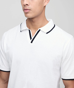 Polo de Diseño Premium, Transpirable, de Tela Suave, Estilo Moderno para Jóvenes, Ropa de Moda Urbana - Product Image 5