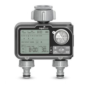 Smart Irrigation Controller LCD Two Way Durable Plastic Program Setting Dial Outdoor <b>Timer</b> - Product Image 2