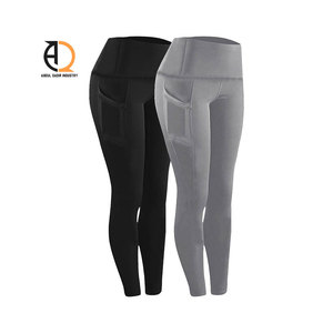 Nouveautés Leggings de yoga taille haute pour femme, sans couture, avec effet froncé aux fesses et logo personnalisé - Product Image 4