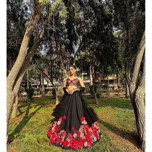 Designer Women's Sets Lehenga Choli with Embroidery and <b>Sequins</b> Work - Product Image 5