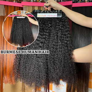 Vente en Gros de Textures de Cheveux Bouclés Ondulés avec Fermeture pour Faire des Perruques Cheveux Humains Remy Vierge Cuticule Alignée Vendeur de Cheveux Bruts - Product Image 3