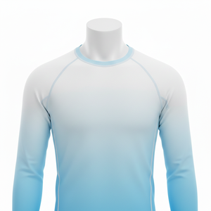 เสื้อรัดรูปแขนยาวสำหรับเด็กและเยาวชน ยูนิเซ็กซ์ สำหรับฝึกซ้อม BJJ MMA ยิวยิตสู กราปลิง แห้งเร็ว ชุดกีฬา - Product Image 4