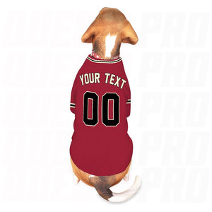 Blue White Custom Dog Baseball Jersey Personalized Name Team Number Pet Shirt for Dogs Cats Trendy Sports Costume Gift Idea - Product Image 2