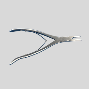 Rongeur à os Beyer manuel personnalisable, haute qualité, courbé, 3 mm, à double ressort, en acier inoxydable allemand, chirurgical orthopédique - Product Image 1