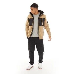 Men <b>Plain</b> <b>Hoodie</b> Soft Cotton Pullover Custom Embroidery OEM Wholesale Street Style Bulk Orders Men's Hooded Fleece Jacket - Product Image 1