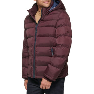 Hooded Shiny Designer Puff <b>Padded</b> Eco-Friendly Canvas Custom Logo Oversized Men Winter Puffer Jackets - Product Image 4